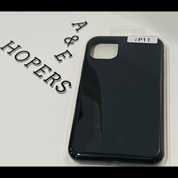 Silicone case for iPhone 11 (black)